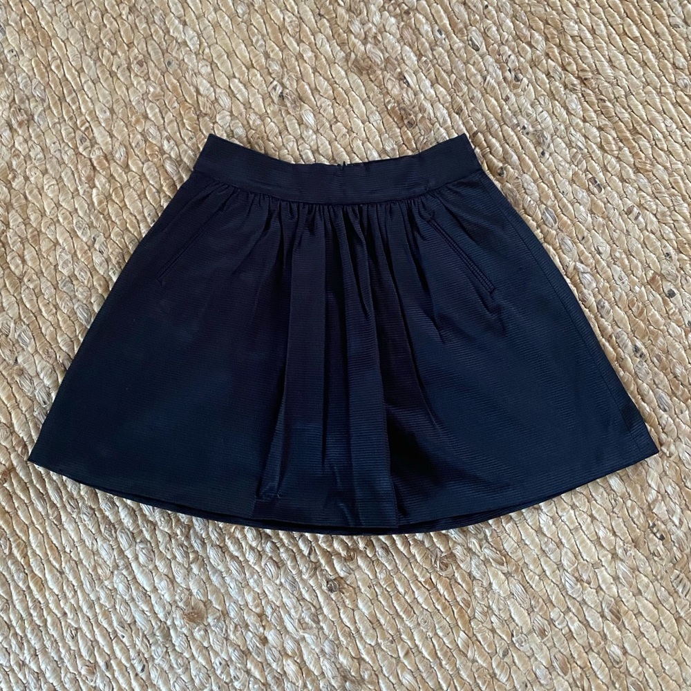 Banana Republic high waisted ribbed Satin Mini Skirt - Picture 1 of 5